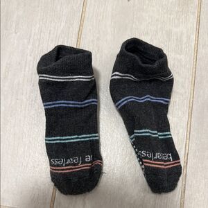 Sticky be grey and multicolor socks